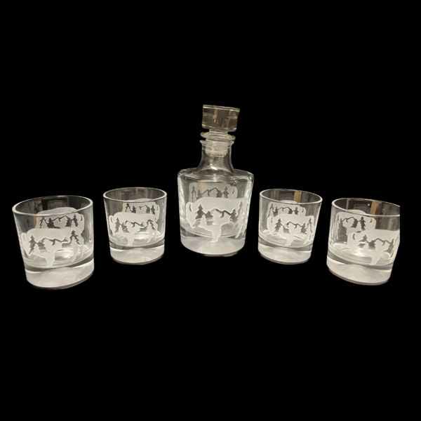 Mountain Base Decanter Set - BISON CCD