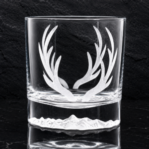 Crystal Rocky Mountain Rocks Glass- ANTLERS CCD