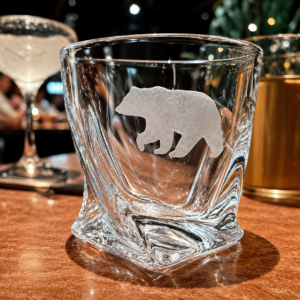 Twisted Rocks Glass Old Fashioned - BEAR CCD