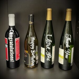 Engraving on Wine/ Liquor Bottles