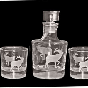 Elk Mountain Base Decanter Set