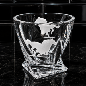 Twisted Whiskey Glass Old Fashioned - HORSE CCD