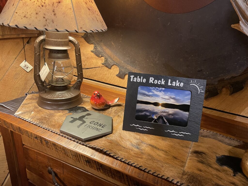 SPECIAL ORDER SLATE PICTURE FRAME TABLE ROCK LAKE