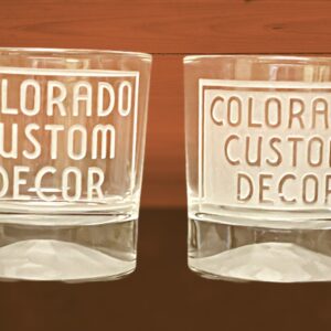 Commercial Grade Mountain Rocks Glasses  - CCD