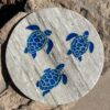 11" Sand Marble Board  - Sea Turtles CCD