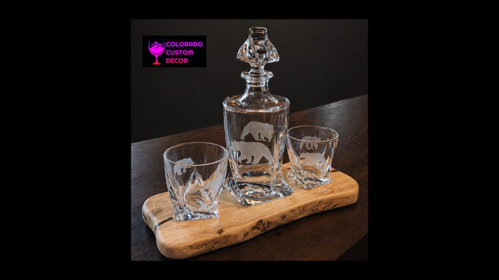 Crystal Twist Decanter: Bear