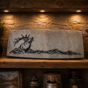 Long Marble Beige Board - Detailed Elk Mountains CCD