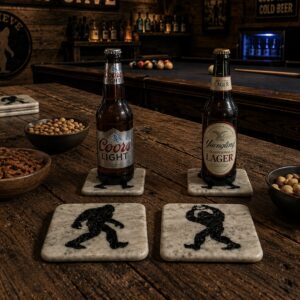 Waterfall Marble Coaster - Yeti or Yeti Heart CCD