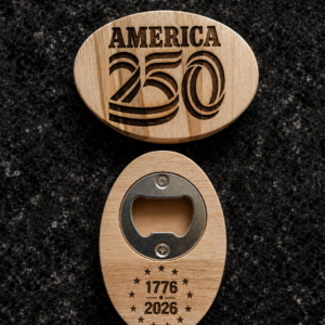 Magnetic Maple Wood Bottle Opener CCD